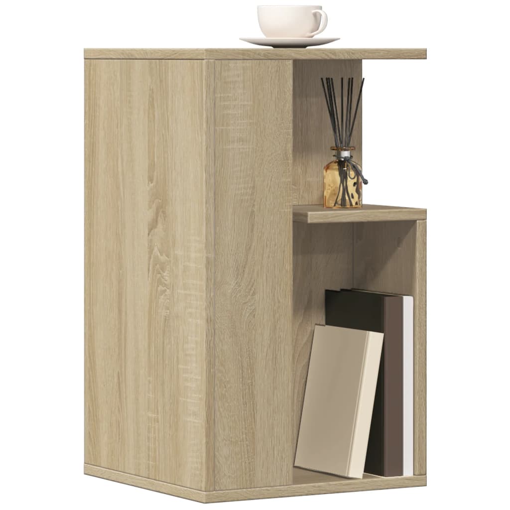 Table d'appoint chêne sonoma 35x35x60 cm bois d'ingénierie - XIOS