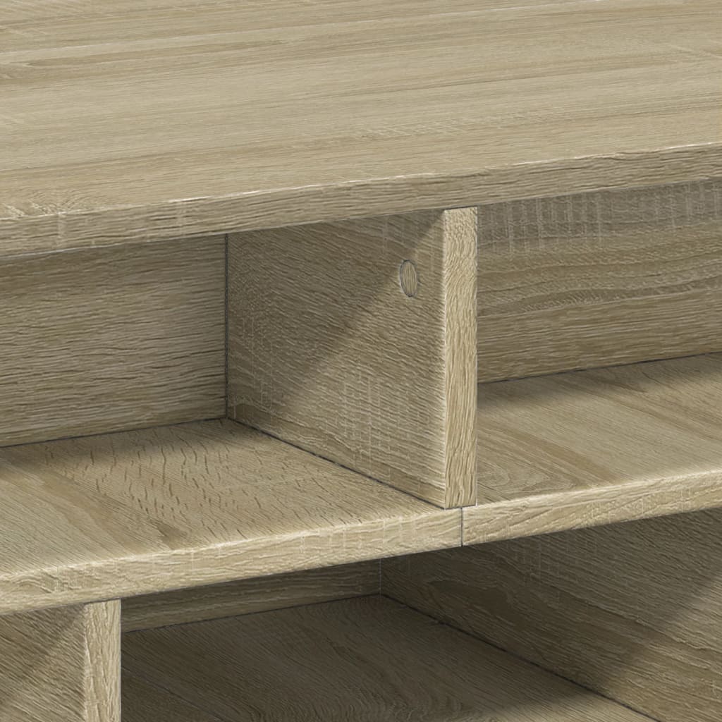 Table basse chêne sonoma 70x70x29 cm bois d'ingénierie - XIOS