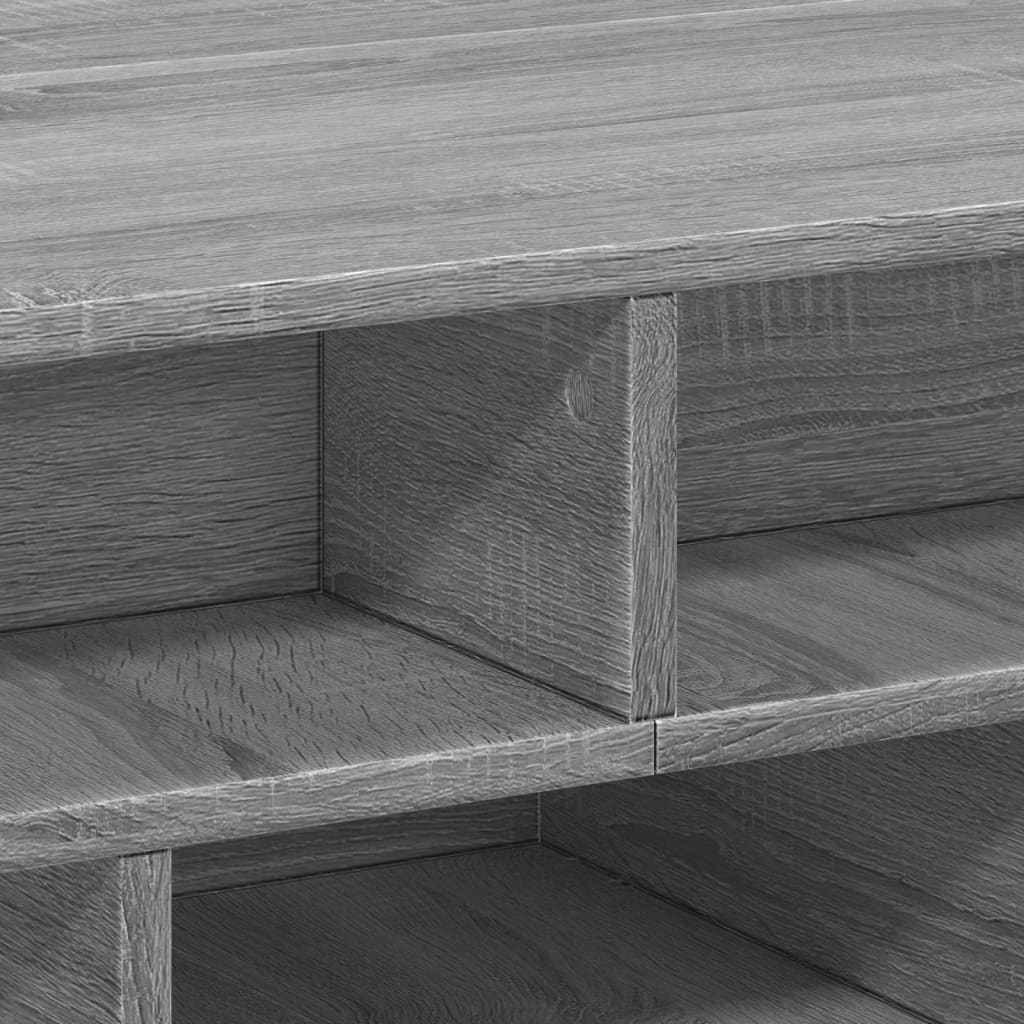 Table basse sonoma gris 70x70x29 cm bois d'ingénierie - XIOS