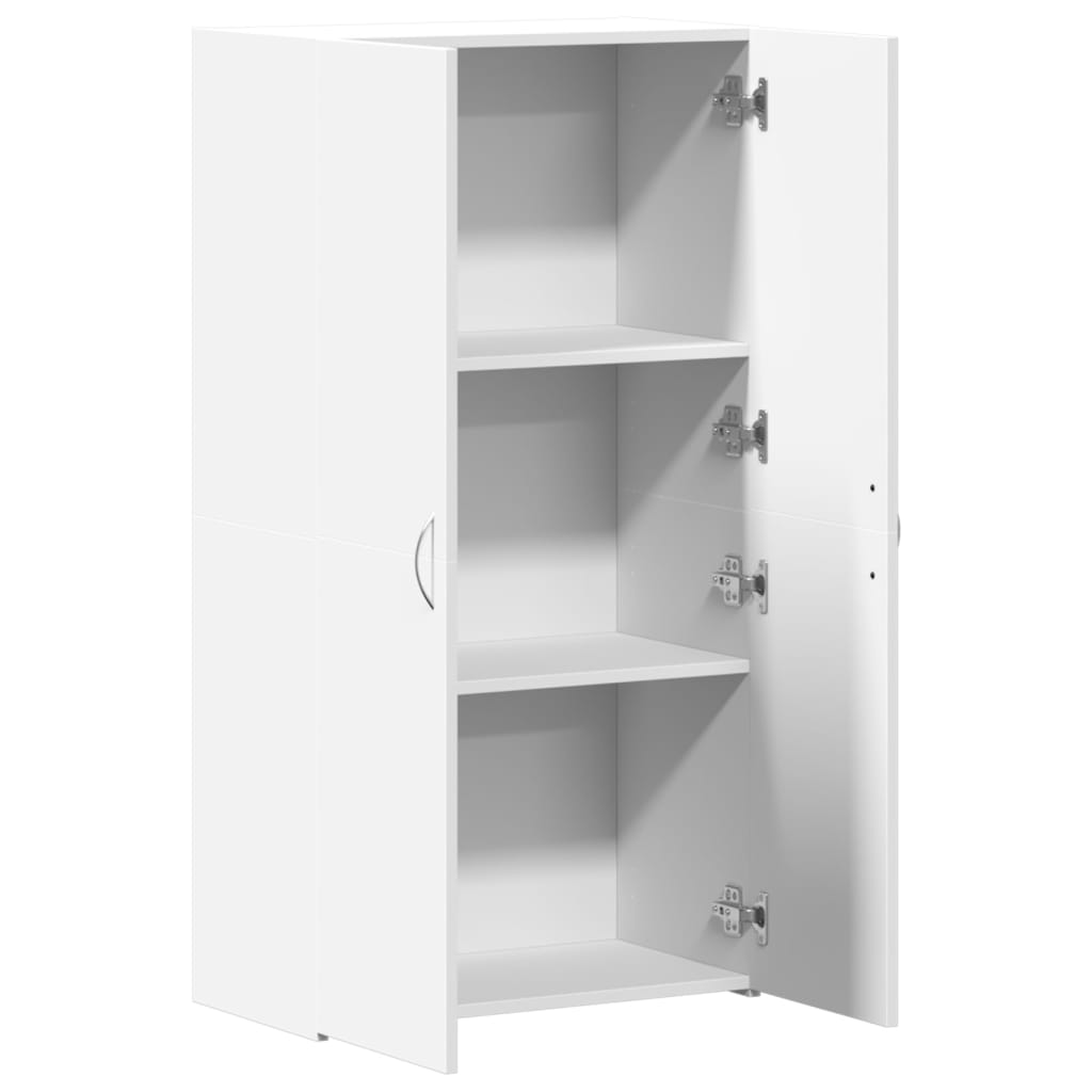 Armoire de classement blanc 60x32x115 cm bois d'ingénierie - XIOS