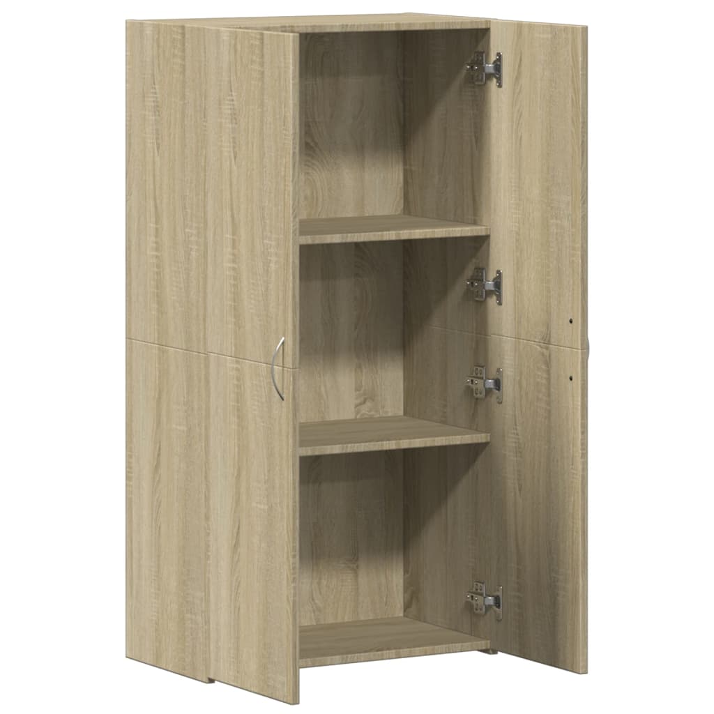 Armoire de classement chêne sonoma 60x32x115 cm bois ingénierie - XIOS