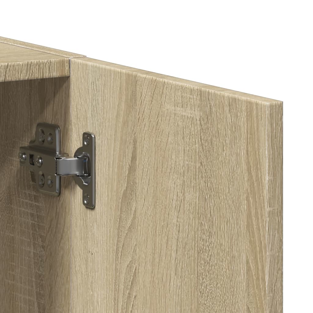 Armoire de classement chêne sonoma 60x32x115 cm bois ingénierie - XIOS