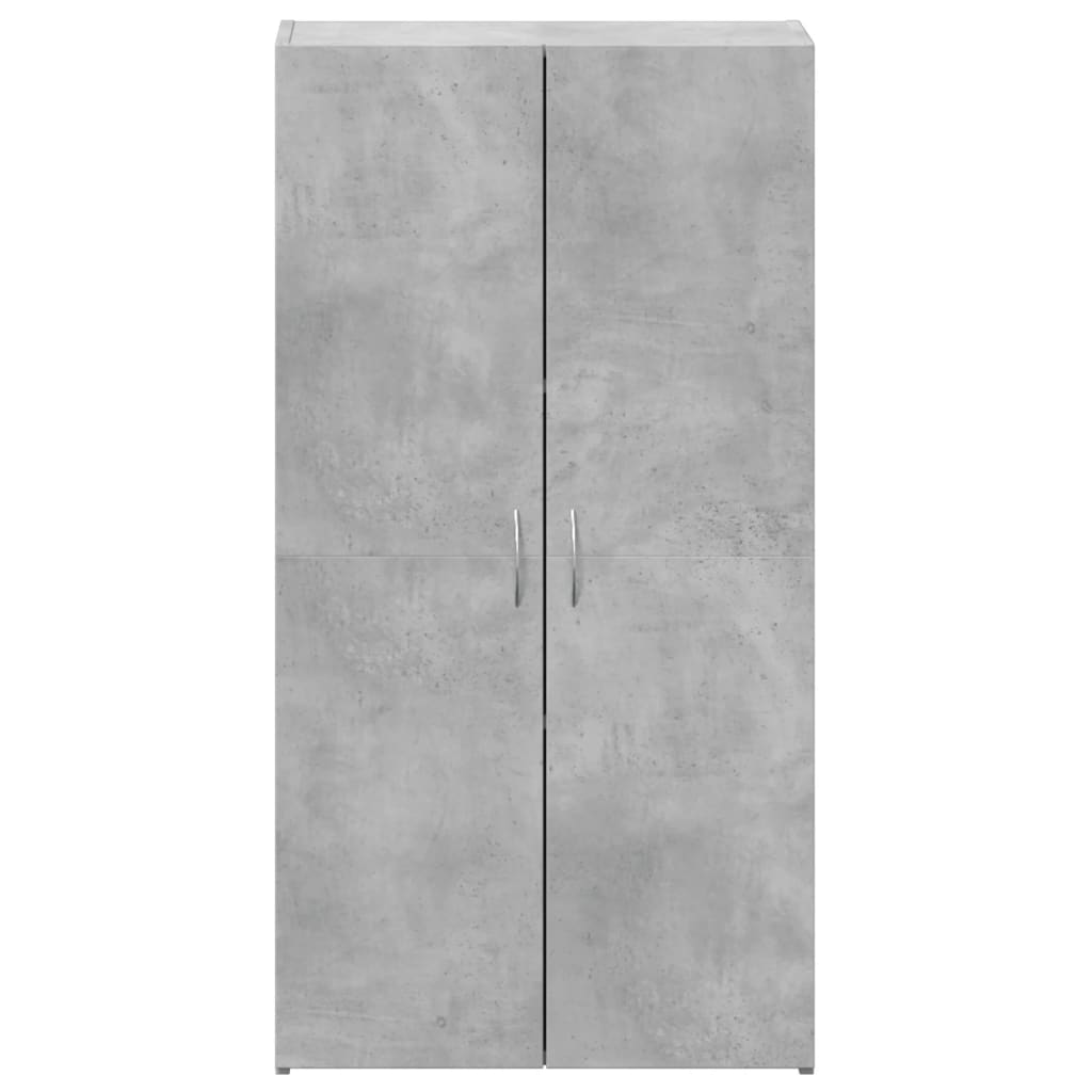 Armoire de classement gris béton 60x32x115 cm bois d'ingénierie Classeur à tiroirs vidaXL