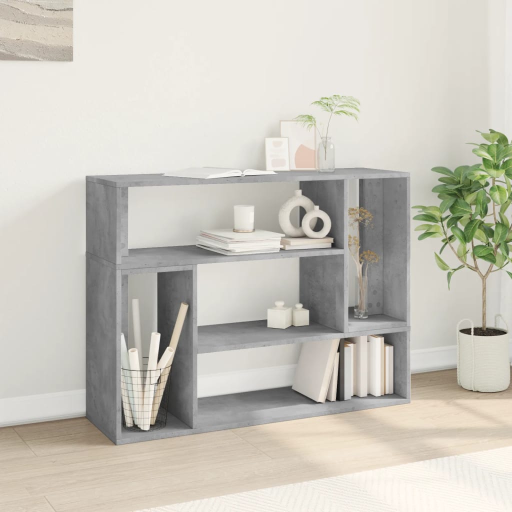 Meubles TV 2 pcs gris béton 100x30x50 cm bois d'ingénierie - XIOS