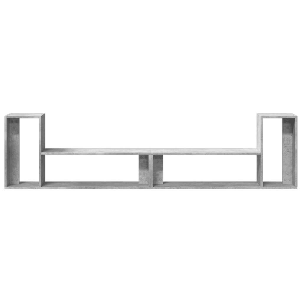 Meubles TV 2 pcs gris béton 100x30x50 cm bois d'ingénierie - XIOS