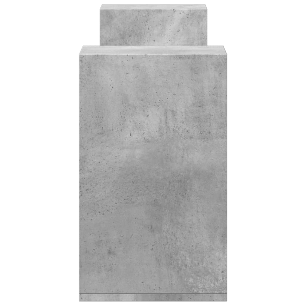 Meubles TV 2 pcs gris béton 100x30x50 cm bois d'ingénierie - XIOS