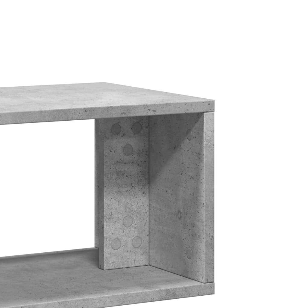 Meubles TV 2 pcs gris béton 100x30x50 cm bois d'ingénierie - XIOS
