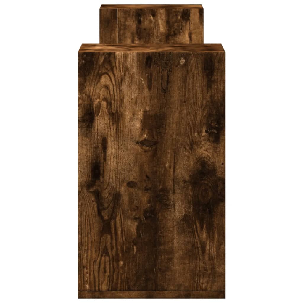 Meubles TV 2 pcs chêne fumé 100x30x50 cm bois d'ingénierie - XIOS