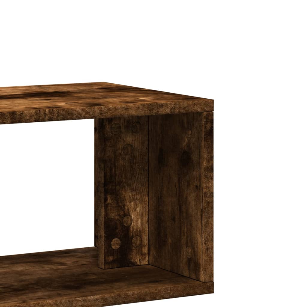 Meubles TV 2 pcs chêne fumé 100x30x50 cm bois d'ingénierie - XIOS