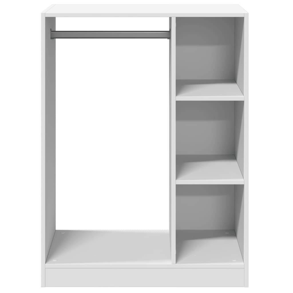 Garde-robe blanc 77x48x102 cm bois d'ingénierie - XIOS