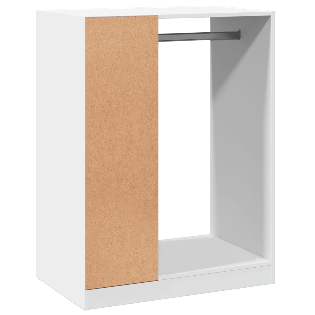 Garde-robe blanc 77x48x102 cm bois d'ingénierie - XIOS