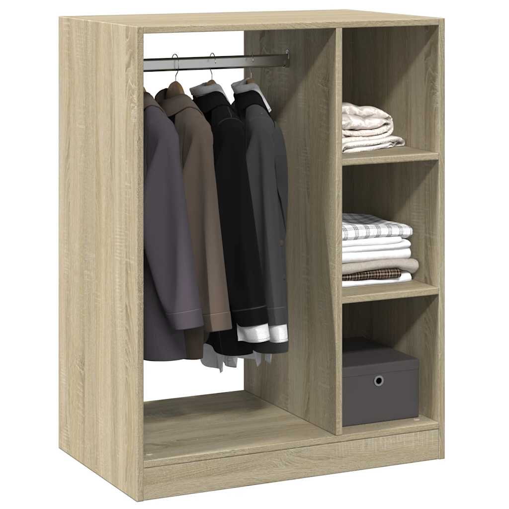 Garde-robe chêne sonoma 77x48x102 cm bois d'ingénierie - XIOS