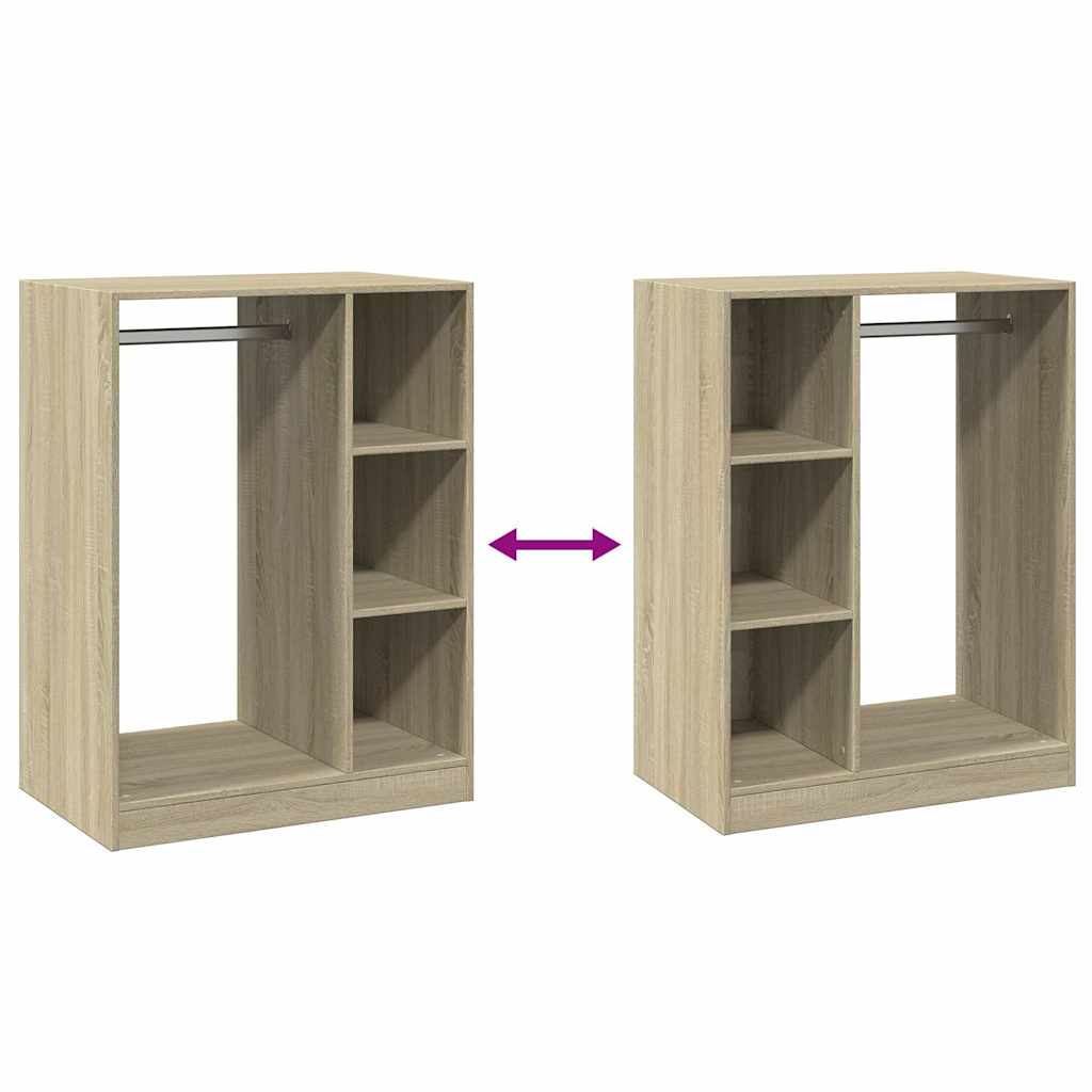 Garde-robe chêne sonoma 77x48x102 cm bois d'ingénierie - XIOS