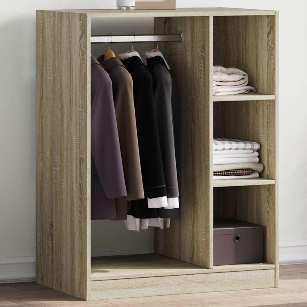 Garde-robe chêne sonoma 77x48x102 cm bois d'ingénierie - XIOS