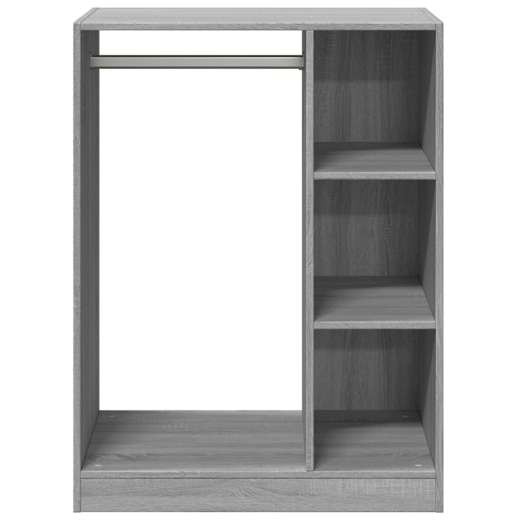 Garde-robe sonoma gris 77x48x102 cm bois d'ingénierie - XIOS