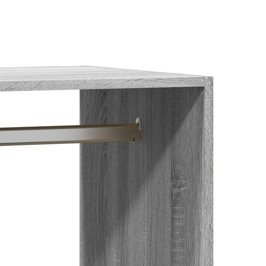 Garde-robe sonoma gris 77x48x102 cm bois d'ingénierie - XIOS