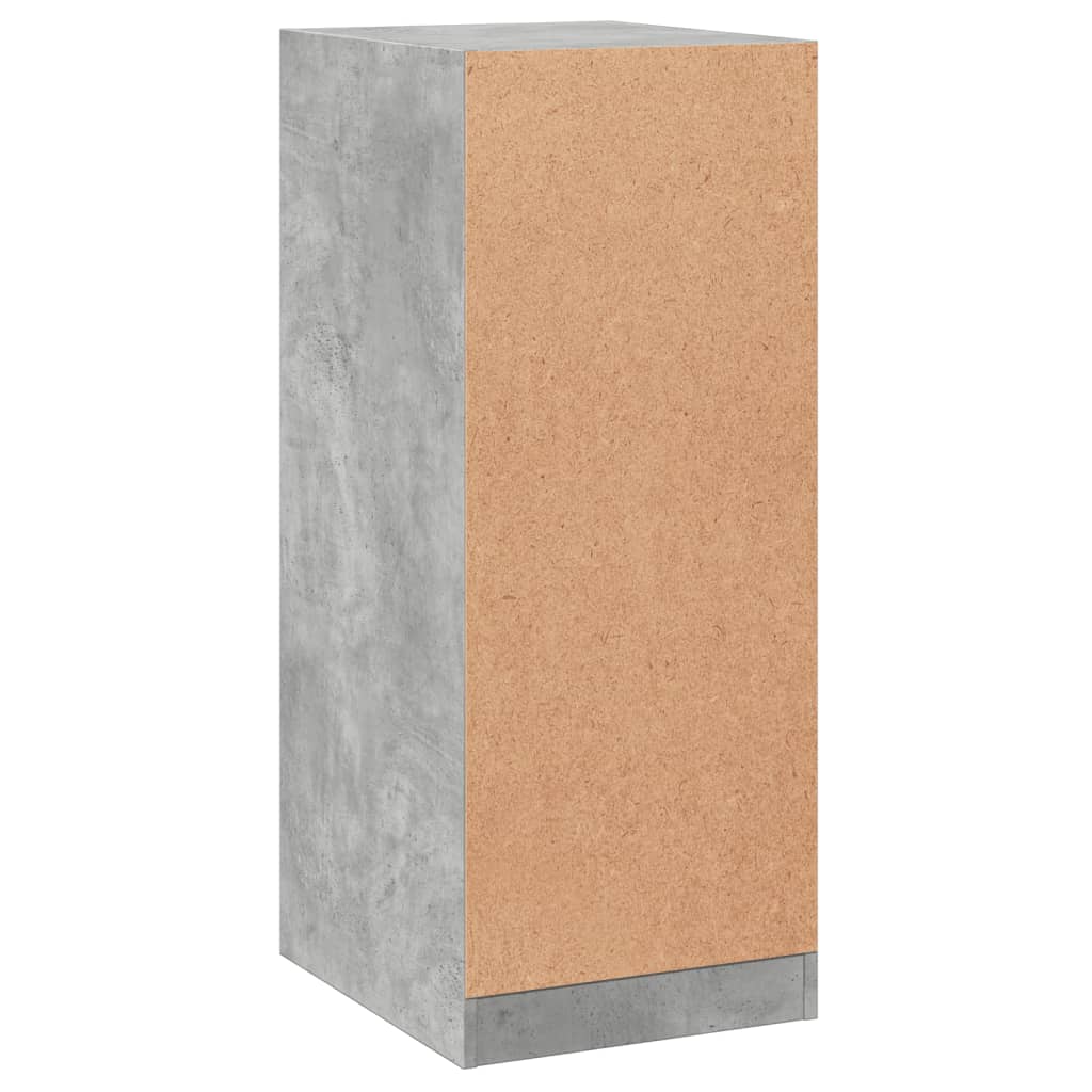 Garde-robe gris béton 48x41x102 cm bois d'ingénierie - XIOS