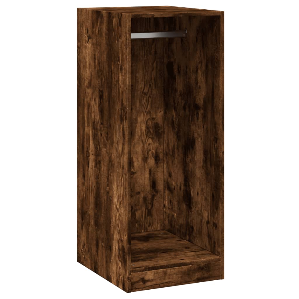 Garde-robe chêne fumé 48x41x102 cm bois d'ingénierie - XIOS