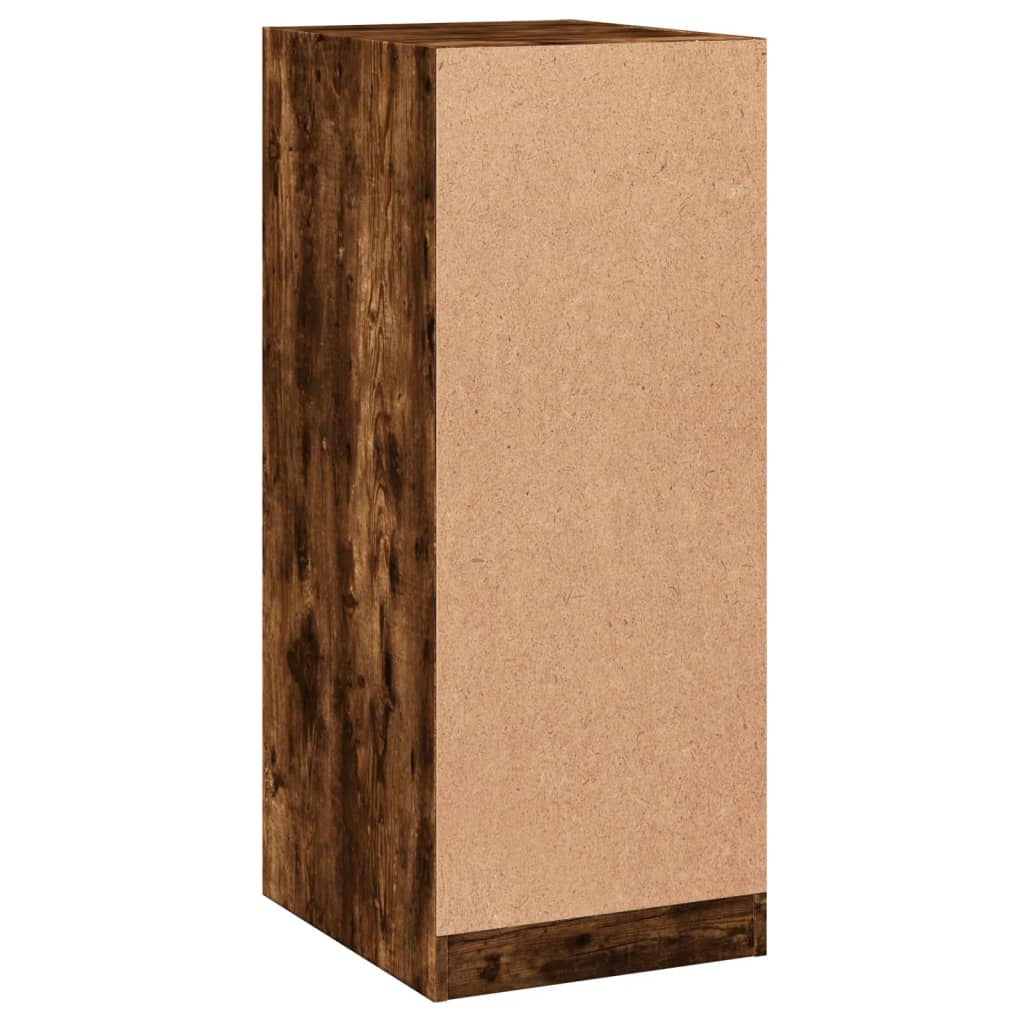 Garde-robe chêne fumé 48x41x102 cm bois d'ingénierie - XIOS