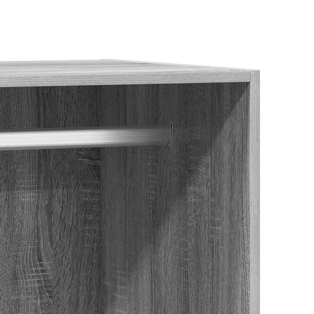 Garde-robe sonoma gris 48x41x102 cm bois d'ingénierie - XIOS