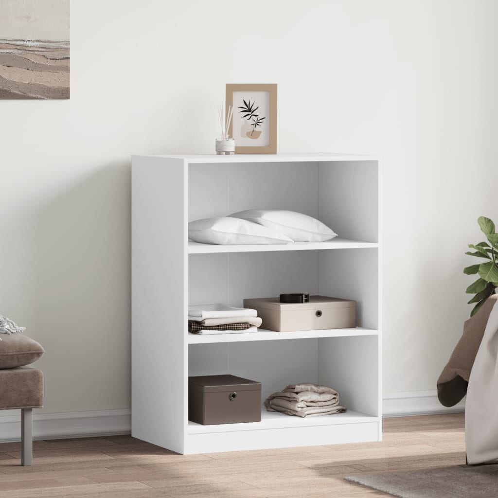 Garde-robe blanc 77x48x102 cm bois d'ingénierie - XIOS