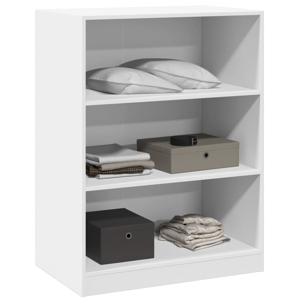 Garde-robe blanc 77x48x102 cm bois d'ingénierie - XIOS