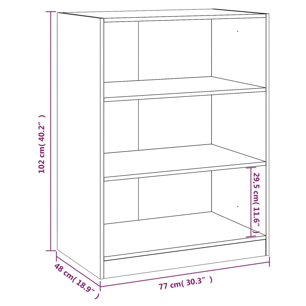 Garde-robe gris béton 77x48x102 cm bois d'ingénierie - XIOS