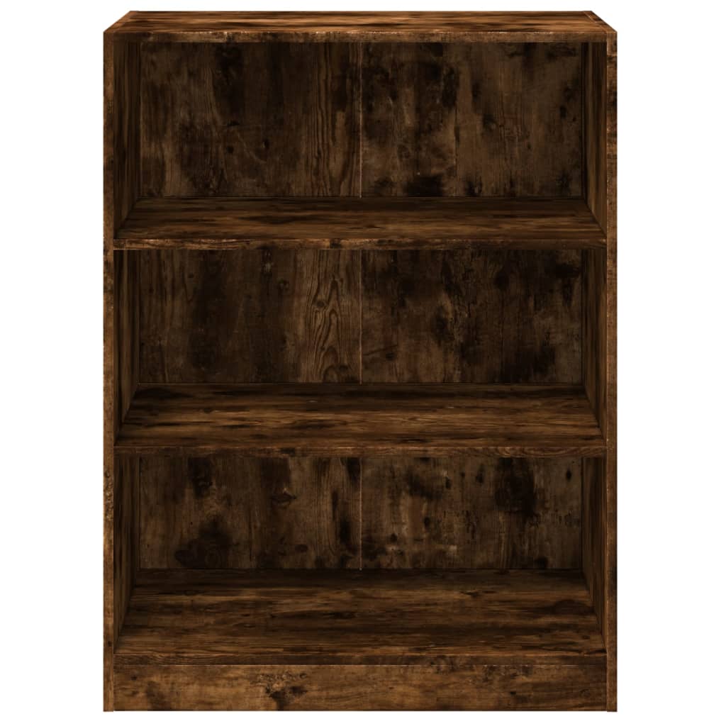 Garde-robe chêne fumé 77x48x102 cm bois d'ingénierie - XIOS