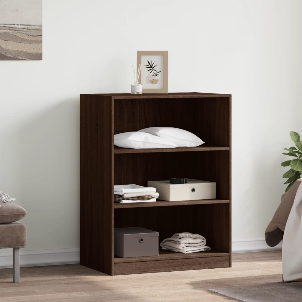 Garde-robe chêne marron 77x48x102 cm bois d'ingénierie - XIOS