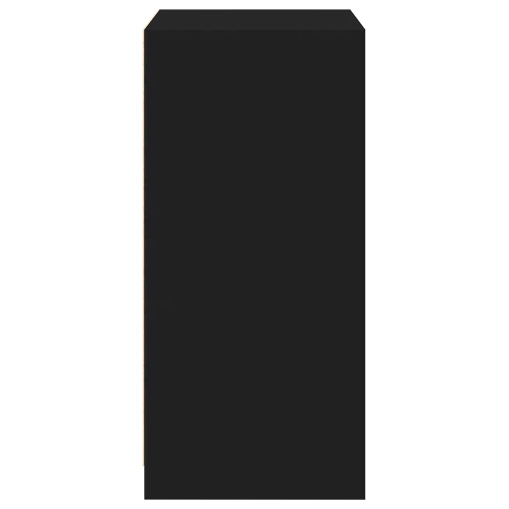 Garde-robe noir 48x41x102 cm bois d'ingénierie - XIOS