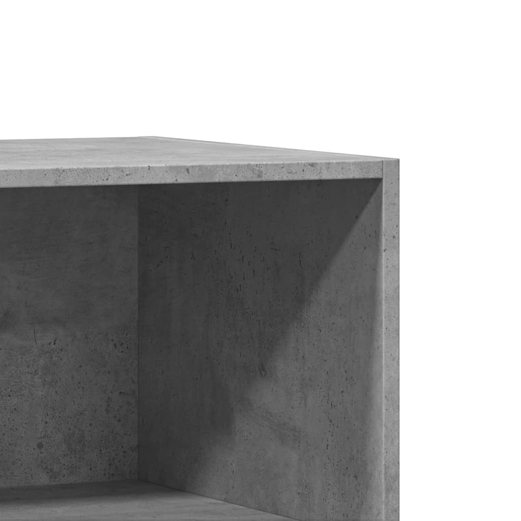 Garde-robe gris béton 48x41x102 cm bois d'ingénierie - XIOS