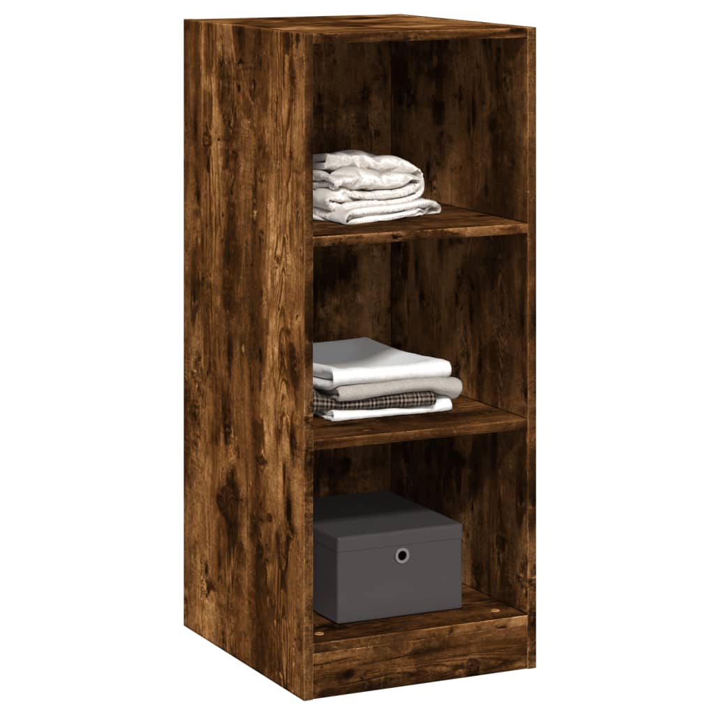 Garde-robe chêne fumé 48x41x102 cm bois d'ingénierie - XIOS