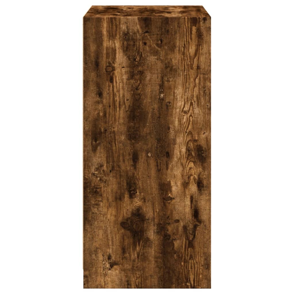 Garde-robe chêne fumé 48x41x102 cm bois d'ingénierie - XIOS