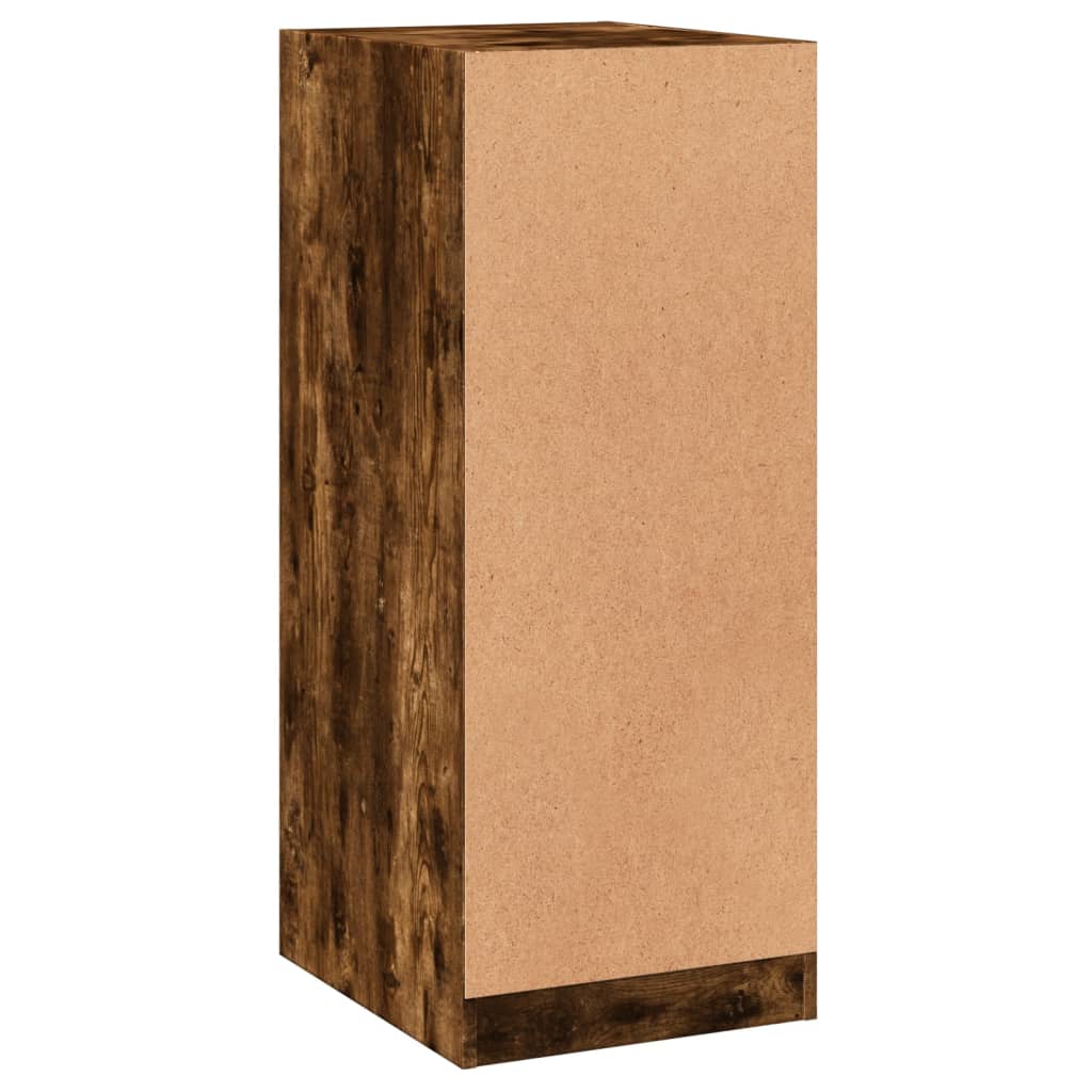 Garde-robe chêne fumé 48x41x102 cm bois d'ingénierie - XIOS