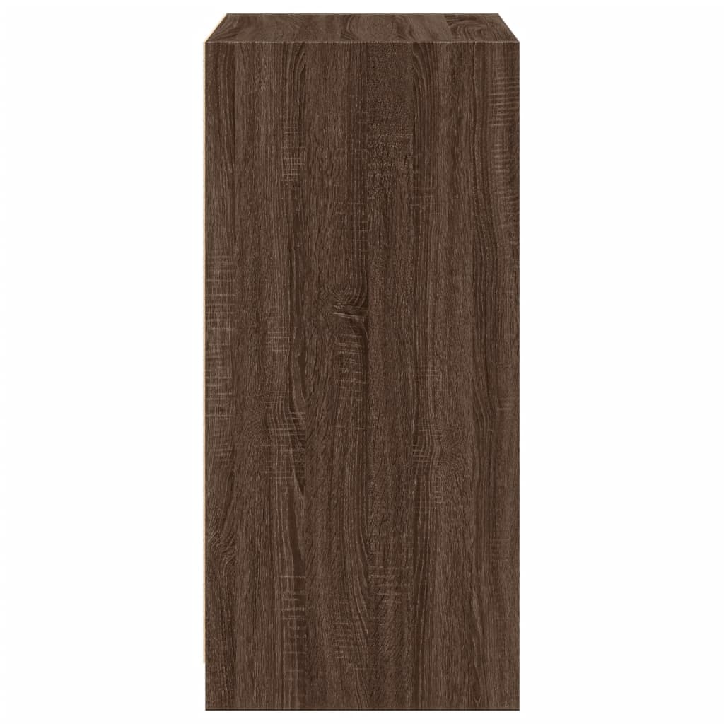 Garde-robe chêne marron 48x41x102 cm bois d'ingénierie - XIOS