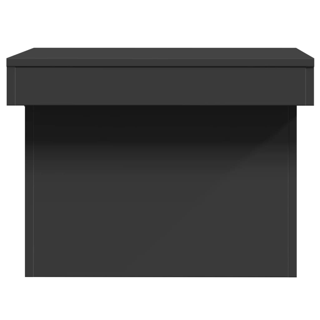 Table basse noir 100x55x40 cm bois d'ingénierie - XIOS