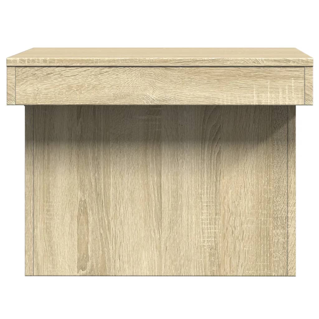 Table basse chêne sonoma 100x55x40 cm bois d'ingénierie - XIOS