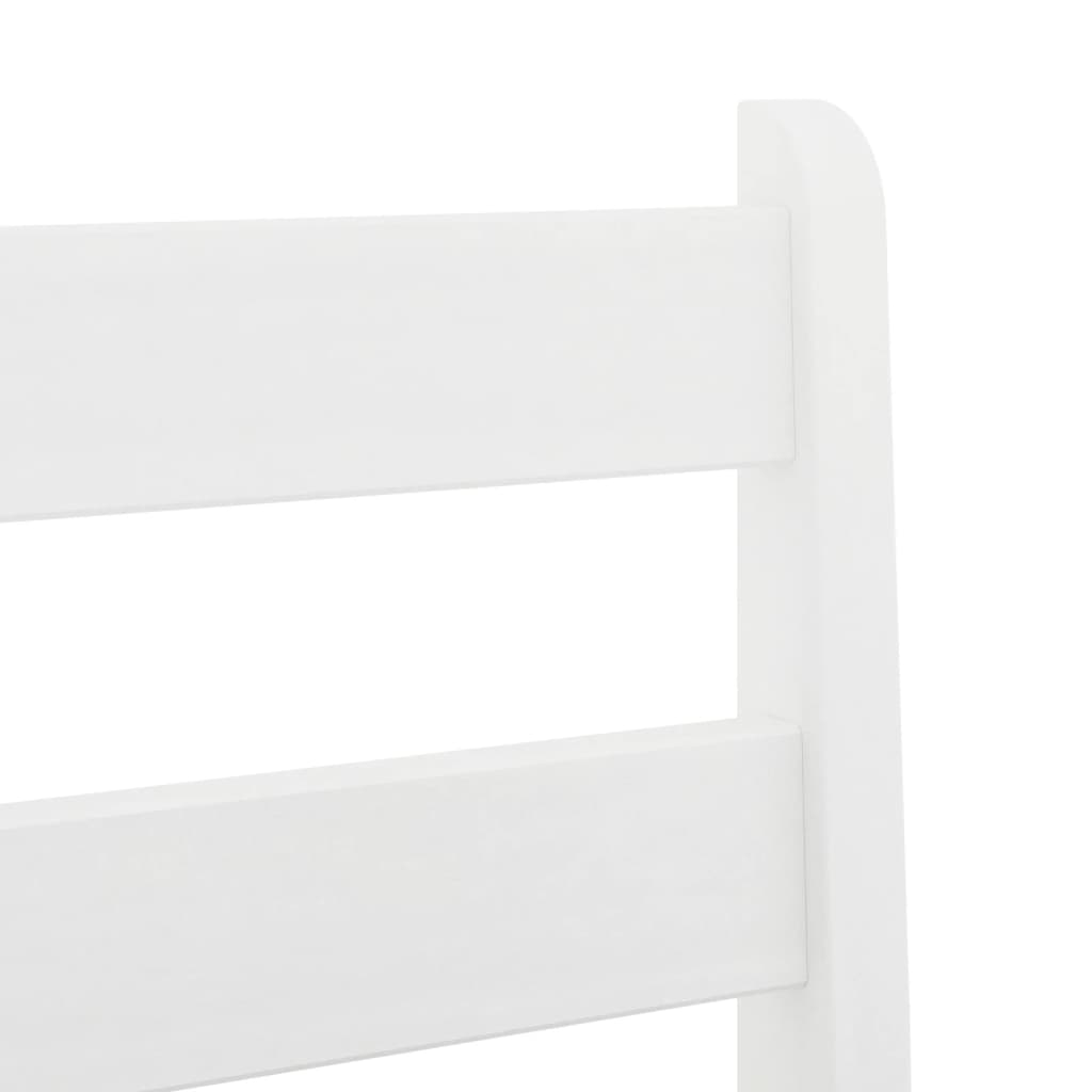 Chaises de bar lot de 2 blanc bois de pin solide - XIOS