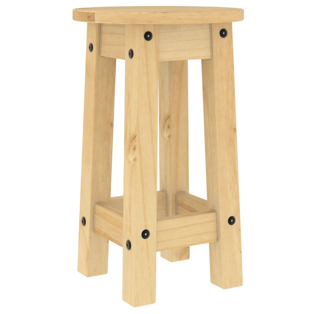 Ensemble de bar 3 pcs bois de pin massif - XIOS