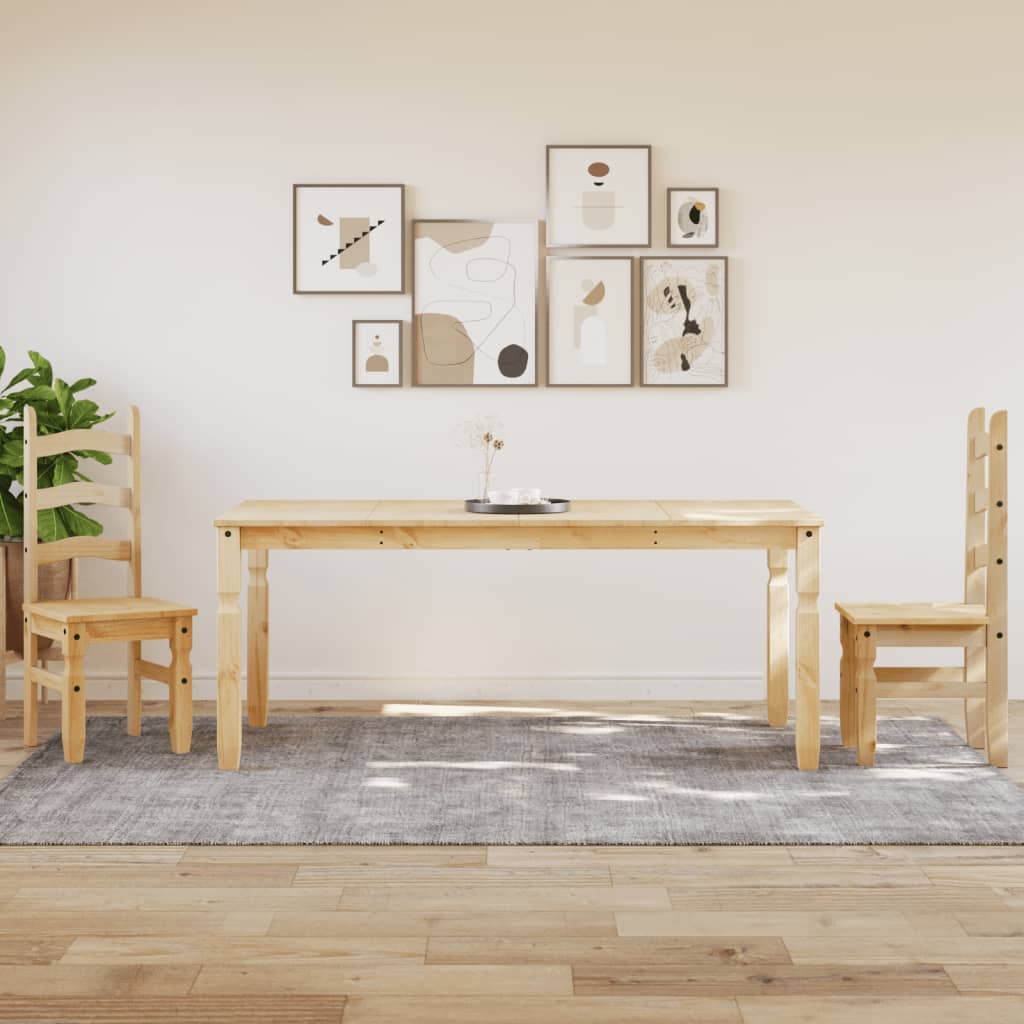 Table à manger Corona 180x90x75 cm bois massif de pin - XIOS