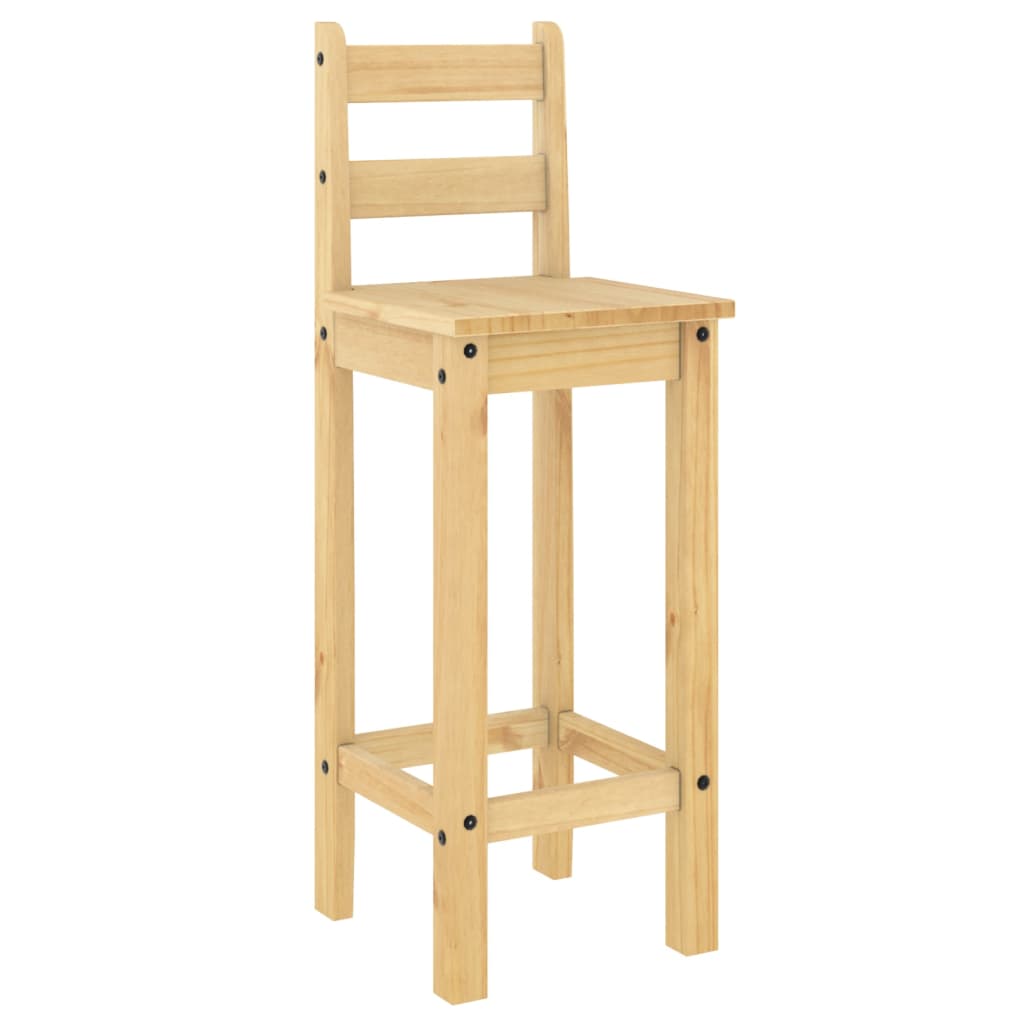 Ensemble de bar 5 pcs Bois de pin massif - XIOS