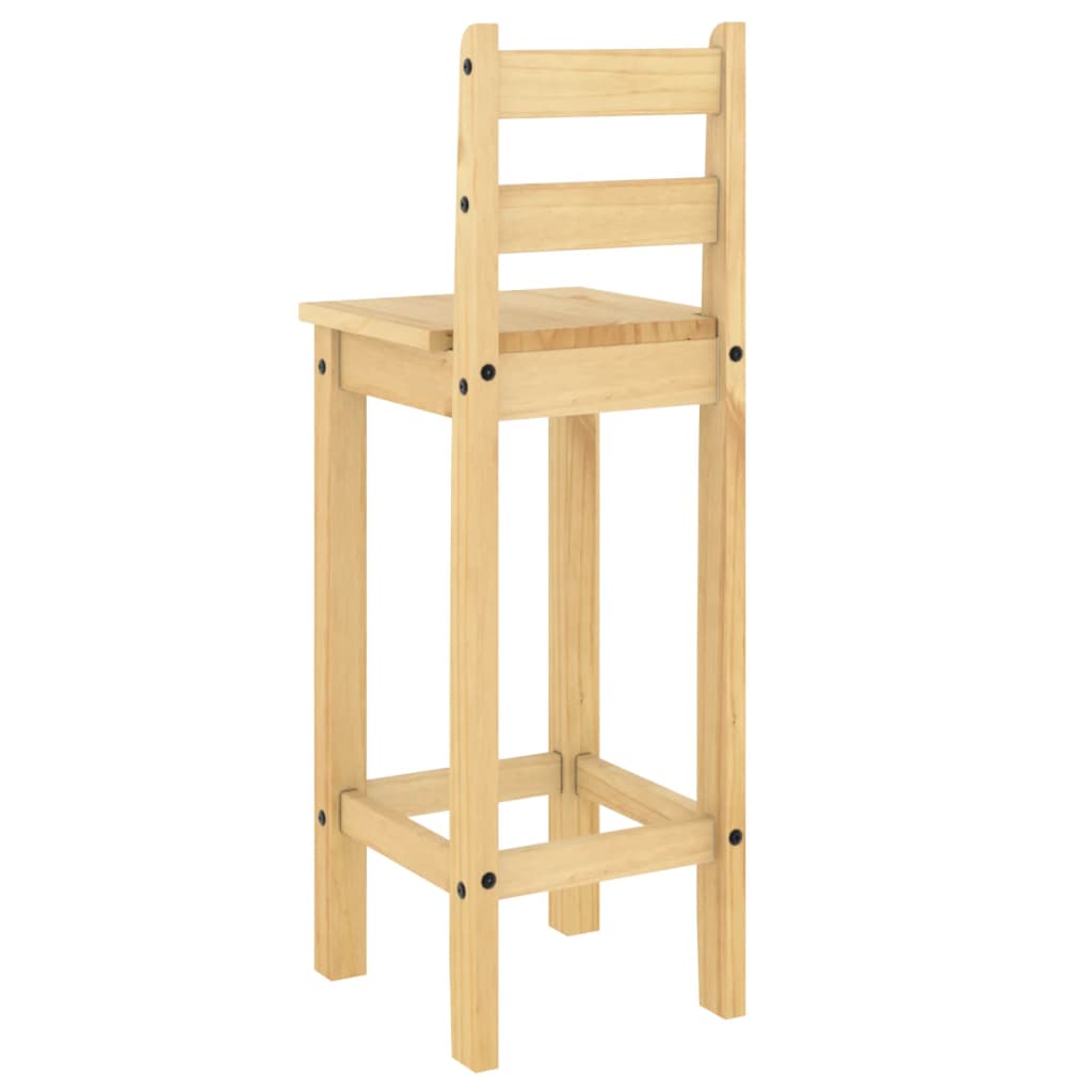 Ensemble de bar 5 pcs Bois de pin massif - XIOS
