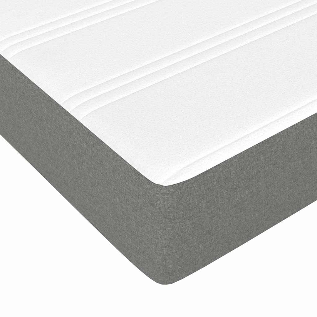 Matelas de lit à ressorts ensachés gris foncé 120x190x20 cm - XIOS