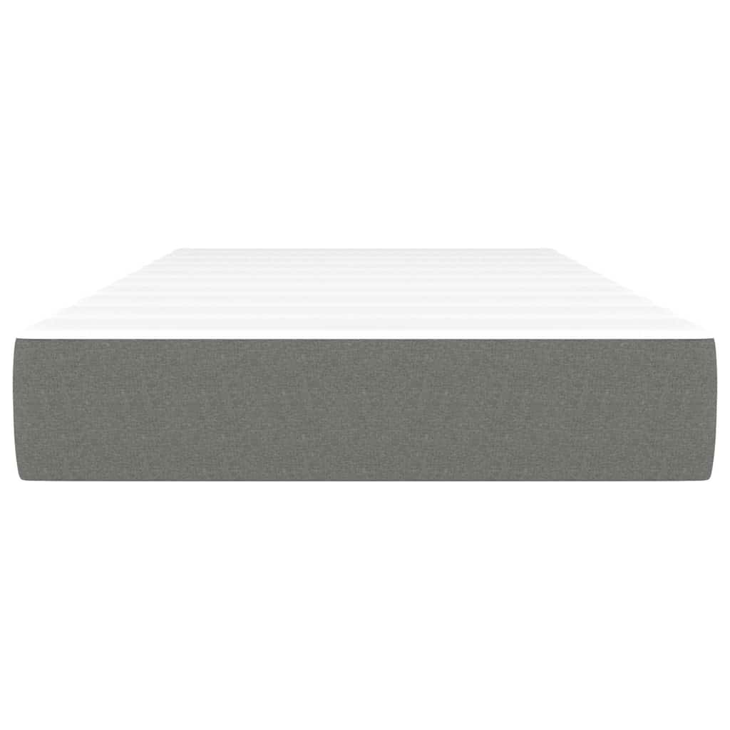 Matelas de lit à ressorts ensachés gris foncé 120x190x20 cm - XIOS
