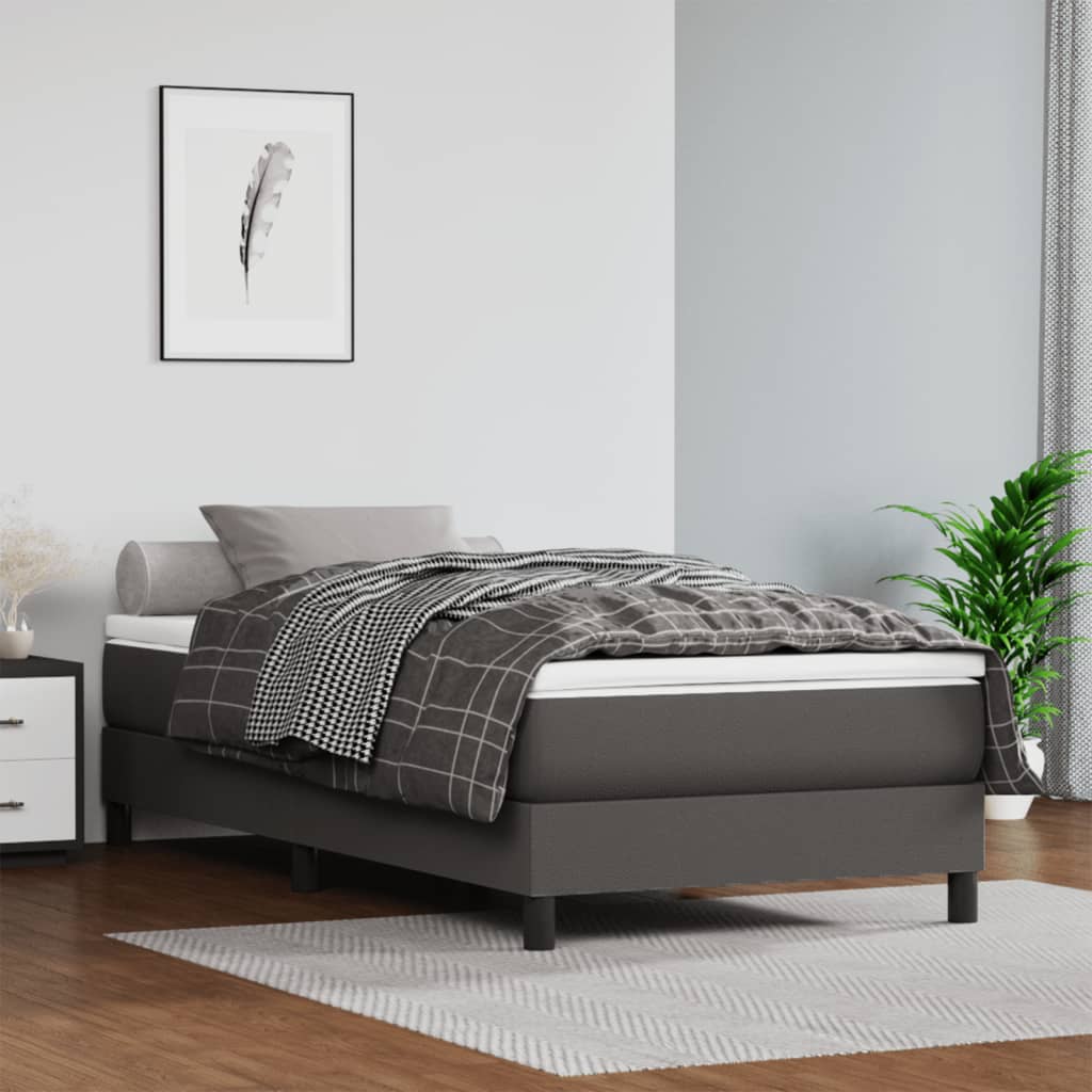 Matelas de lit à ressorts ensachés gris 120x190x20 cm - XIOS