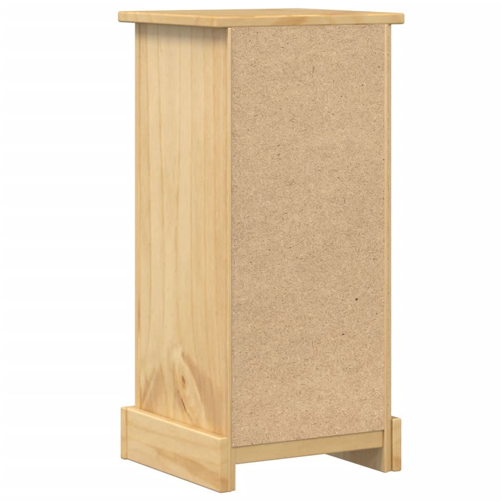 Table de chevet Corona 35x32,5x74 cm bois de pin massif - XIOS