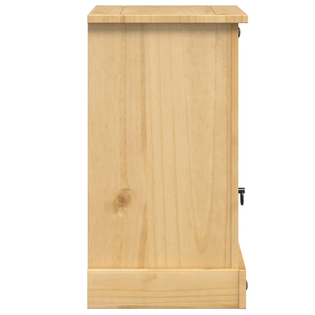 Table de chevet Corona 45x35x64 cm bois de pin massif - XIOS