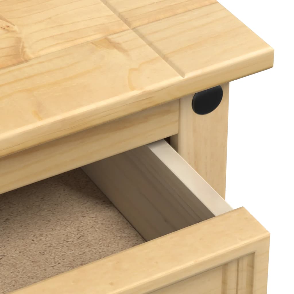 Table de chevet Corona 53x39x84 cm bois de pin massif - XIOS