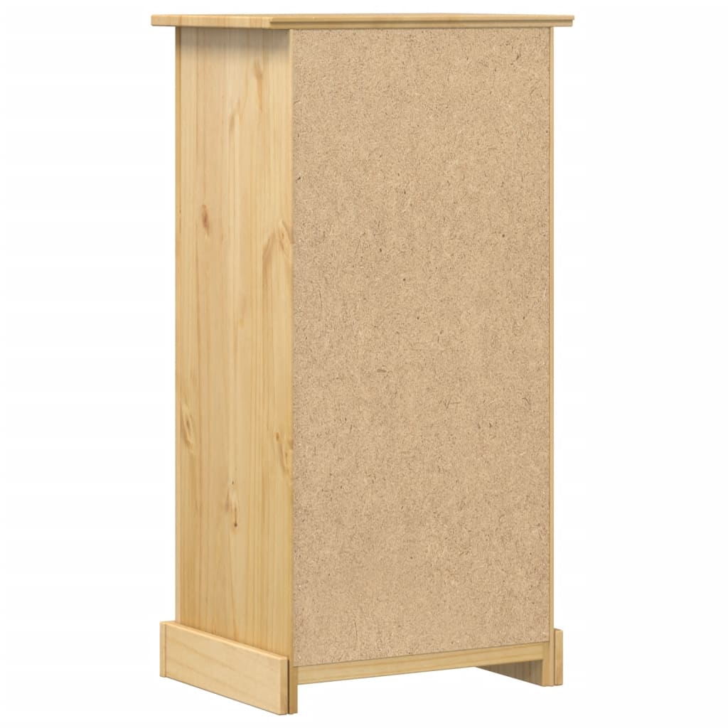 Table de chevet Corona 53x39x103 cm bois de pin massif - XIOS