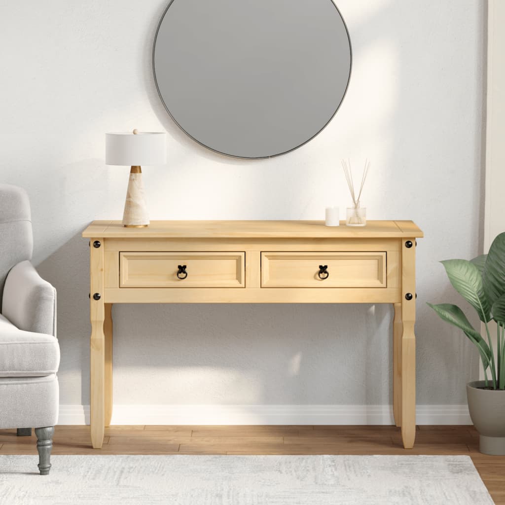 Table console Corona 115x46x73 cm bois de pin massif - XIOS
